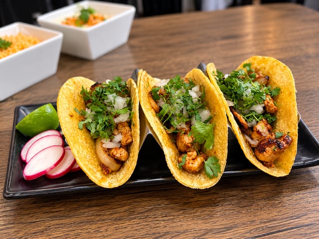 Chicken Tacos.