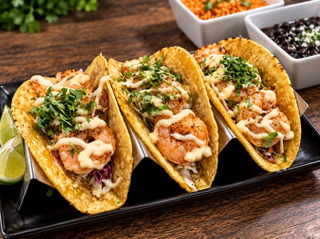 Shrimp Tacos.