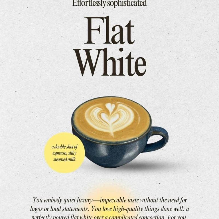 Indulge in Our Flat White